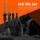 4pcs Conical Hex Shank Countersink Drill Woodworking Drill Bit Drilling Set
