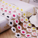 3 Yards Daisy Venice Applique Lace Flower Sewing Trim Craft Ribbon for Dress
