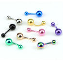 9Pcs/Bag Ball Belly Button Bar Navel Ring Barbell Body Piercing Women JewelES