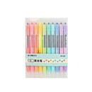 10Pcs Double-end Erasable Highlighter Pen Markers Pastel Liquid Chalk Marker New