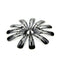 100 Pcs Stylish Black Metal Hair Clips Snap Girls Barrette Baby Hairpin@V