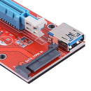 60cm 007S PCI-E Riser 1X 16X USB3.0 Adapter Card Cable Wire for BTC Miner