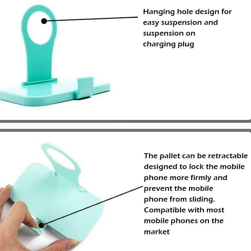 Folding Wall Charger Hanging Stand for Mobile Phone Charging Holder Bracket