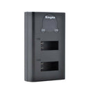 For Gopro Max Action Camera 2 Slot Dual Battery Charger USB Charging Holder