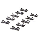 10 Pack Metal Clip , 12mm/0.47inch Dia Lapel / Lavalier Microphone Tie Clip