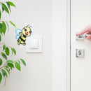 DIY Bee Diamond Painting Luminous Switch Stickers Outlet Wall Decals Decor