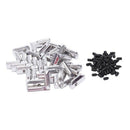 1X(20Pcs T Slot L-Shape Interior Inside Corner Connector Joint Bracket With