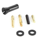 3.5cm Car Roof Antenna Carbon Fiber Screw Metal Stubby Mast Antenna (Black) A