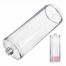 Acrylic Round Container Cosmetic Makeup Cotton Pad Organizer Jewelry Holder Box