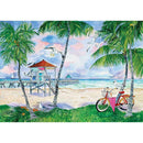 5D DIY Full Drill Diamond Painting Beach Bike Cross Stitch Embroidery Kits