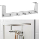Hanger Kitchen Bar Clothes Hat Rack Hook Stainless Steel Bathroom Door Back