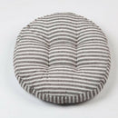 45cm Tatami Cushion Handmade Pillow Floor Chair Seat, Cotton, Coffee Strips