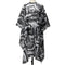 Black Hairdressing Cape Hair-Cut Salon Barber Nylon Cloth Wrap Protect Gown AES