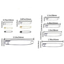 700Pcs in Set Pins Large Pins Assorted Durable 7 Sizes 19Mm - 54Mm for Home A9B1