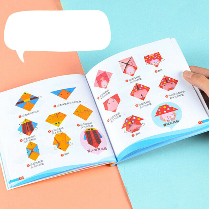 Origami Kit with 54 Pattern 108 Pieces Origami Folding Papers And Origami Book