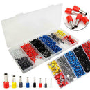 1200PCS Wire Crimp Tube Connector Insulated Cord Pin End Tube Terminal Ferrules