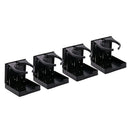 4 Pack BLACK Drink Holder Stand with Fixings for Marine Boat RV Caravan