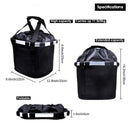 Bike Basket Handlebar Pannier Front Removable Cycling Carryings Holder Fold