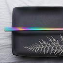 2 pairs Japanese Korean Length 23cm Food Grade Chopsticks Top Mirror Polish X4R5