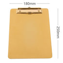 Portable Clipboard Stainless Steel Writing Board Metal Clip Document Holder