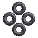 4pcs/Set Truck Car Wheel Tyre Tires Rim Black Rubber for Rock Crawler Axial