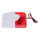 1Pc Mini Strobe Wired Siren Indicator Light Sound Alarm Lamp Flashing Light Hn