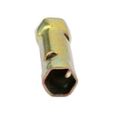 Double End Spark Plug Box Spanner Hex Socket Tool 16/18mm Bronze