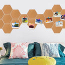 2Pcs Multifunction Cork Board Office Home Photo Background Hexagon Wall Stic Hn