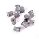 10x Insert Tone Core Brass Control Knob For 4mm Dia Knurled Potentiometer ShafSE