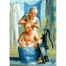 5D DIY Full Drill Diamond Painting Older Couples Cross Stitch Kits (hg829)