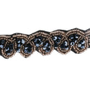 3x 1920s Rhinestone Beaded Headband Hair Piece Wedding Party Hair Decor