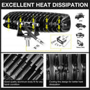 60W 20LED 12V Work Light Flood Beam Driving Fog Lamps Bar Car SUV Off-roadJ&U