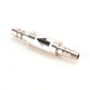Stainless steel check valve for aquarium Co2 4/6mm tubing regulator diffuser WY