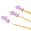 18pcs Rubber Mix Shaped Knitting Needles Point Protectors Cap For Needle FT