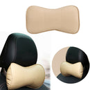 Beige Universal Auto  Pillow Neck Rest Headrest