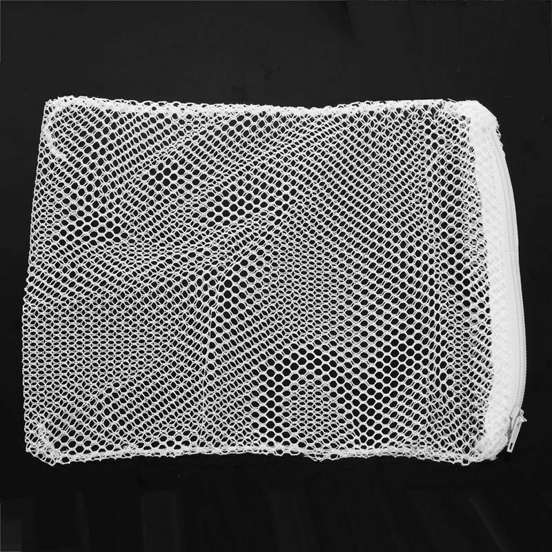 Aquarium Filter Media Fish Isolation Net Bag Pouch 21x15cm 6pcs X8Q4