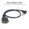 2.5mm Plug to 3.5mm Headphone+Mic Jack Adapter Cable for Panasonic Phone