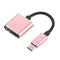 Type C Adapter Aux Audio Adapter USB Type C to 3.5mm Earphone Jack Adapter  F8X3
