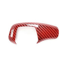 Carbon Fiber Look ABS Plastic Shifter Knob Cover Red for BMW Styling Accessories