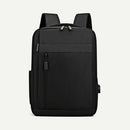 Nylon Backpack Men Women Laptop Mochila Big Capacity Travel Bagpack (Black)