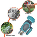 Garden Metal 1 Way Water Tap Splitter Connector Adaptor Hose Pipe Valve GZJ AWX