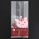 50Pcs Present For You DIY Cat Thank You Envelope West Point Cake Pop Bags G M9H2