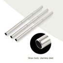 Reusable Stainless Steel Folding Drinking Straw Portable Collapsible Straw