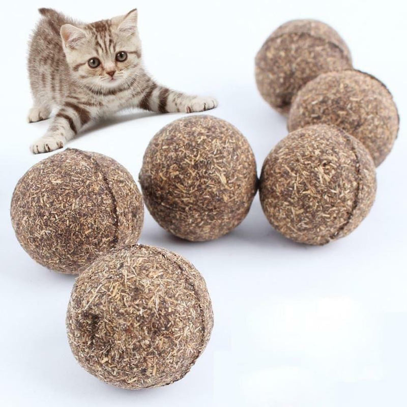 1Pc  Cute Healthy Pet Toys Mint Toys Ball Treats for Cats ,Kitten  Pro