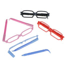 1pcs Random cute glasses cartoon creative spectacles ballpoint pens station3cy