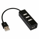 USB HUB 4-port hub 4-port 2.0 hub One-point quadrant(black) U6M5