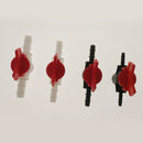 4PCS 10mm Water Flow Regulator Straight Shut Off Valve for Hose Pipe 9-10mm