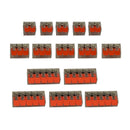 15x Universal Compact Wire Connector Terminal Block PCT-412/413/415 Ter VIO