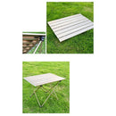 Portable Folding Camping Table Lightweight Backpack Table For Outdoor Dinin
