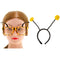 Funny Yellow Insect Bumble Bee Hair Band Glasses Glasses, The Party